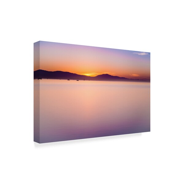 Chris Moyer 'Simple Sunrise' Canvas Art,12x19